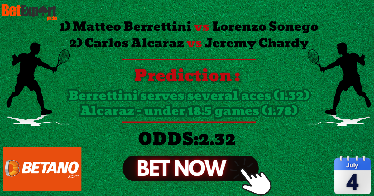 betano tennis recommended tips